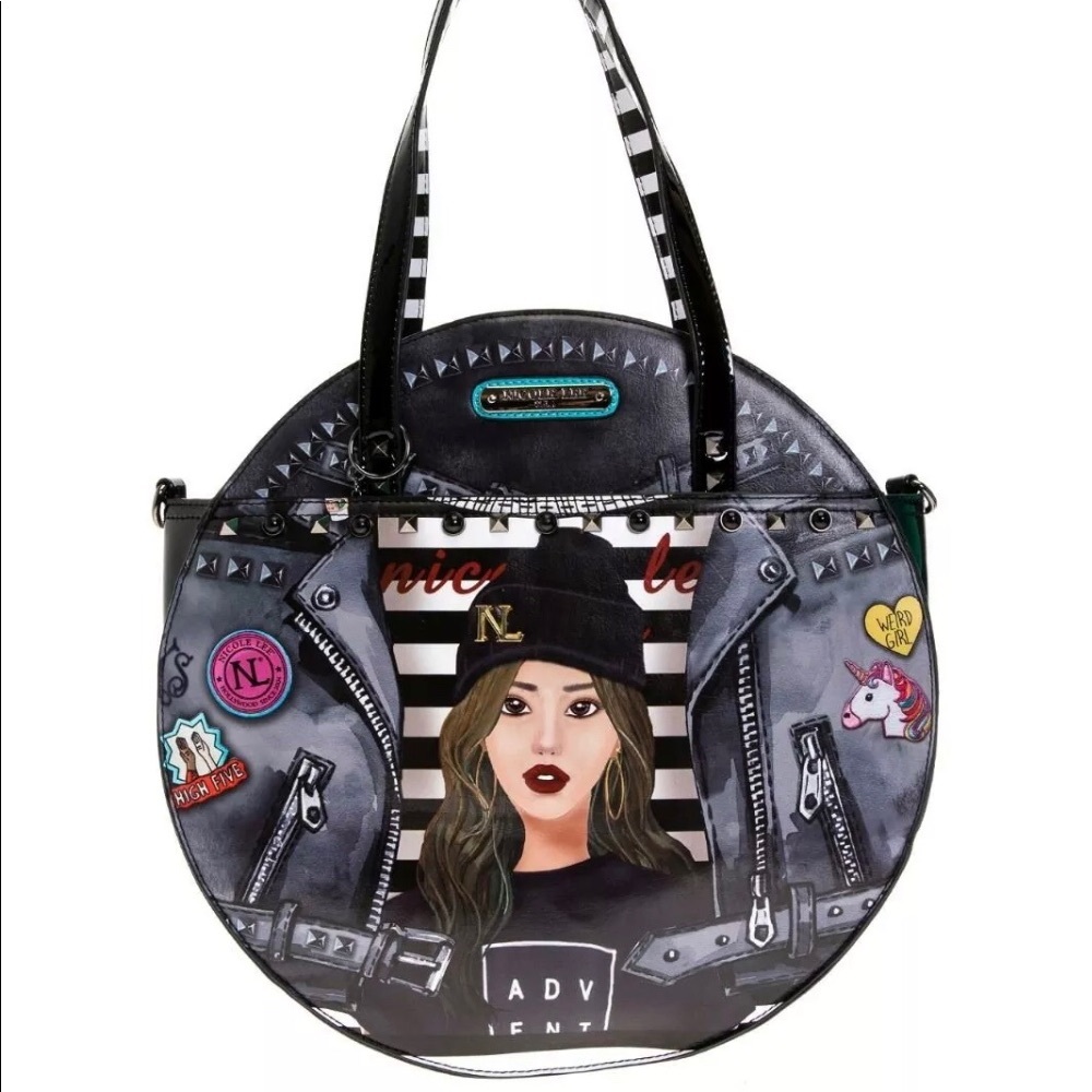 PAOLA IS TOMBOY.  STREET CHIC CIRCLE HANDBAG